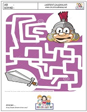 anaokulları için Labirent Bulmaca